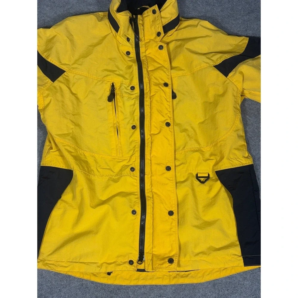 Early‎ Winters Portland Oregon Mens Yellow Black Technical Shell Jacket Size M